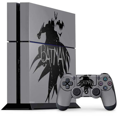 DC Comics Batman Silhouette Art PS4 Console and Controller Bundle Skin