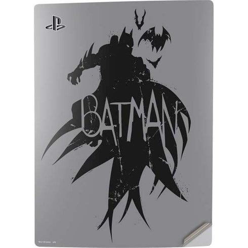 DC Comics Batman Silhouette Art PS5 Digital Edition Console Skin