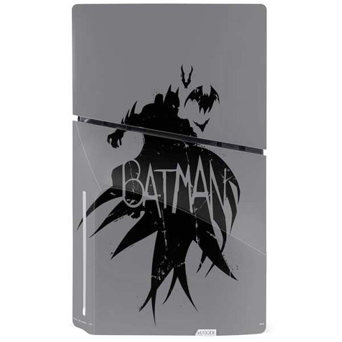 DC Comics Batman Silhouette Art PS5 Slim Disk Bundle Skin