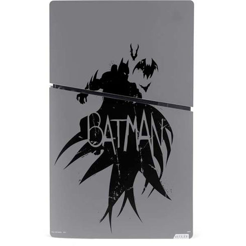 DC Comics Batman Silhouette Art PS5 Slim Digital Edition Console Skin
