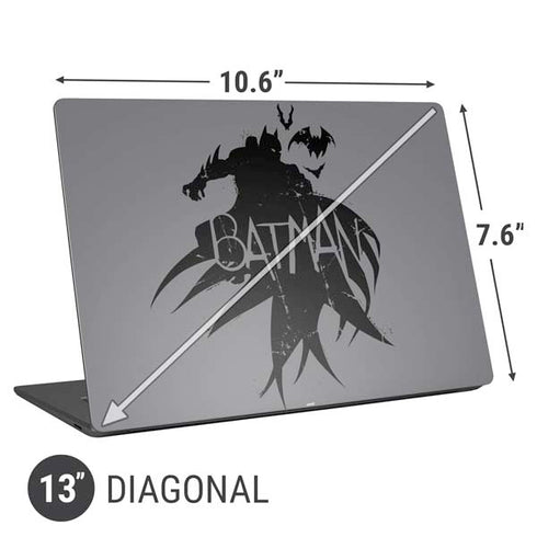 DC Comics Batman Silhouette Art Universal Laptop 13in (10.6 x 7.6in) Skin