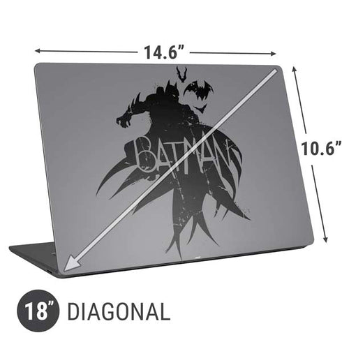 DC Comics Batman Silhouette Art Universal Laptop 18in (14.6 x 10.6in) Skin