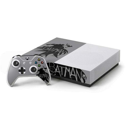 DC Comics Batman Silhouette Art Xbox One S Console and Controller Bundle Skin