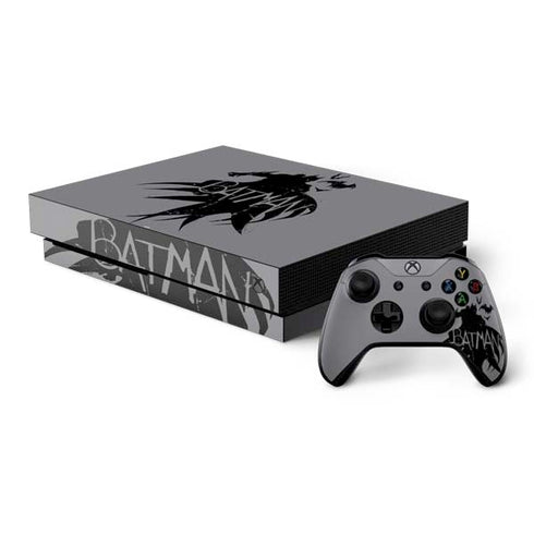 DC Comics Batman Silhouette Art Xbox One X Bundle Skin