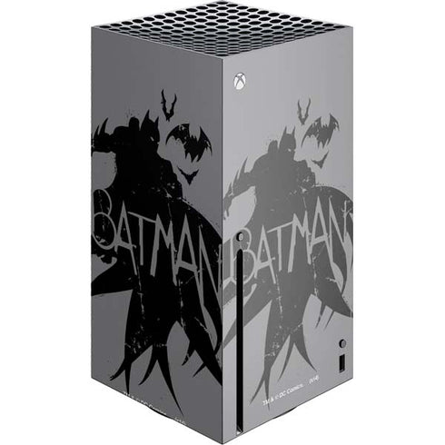 DC Comics Batman Silhouette Art Xbox Series X Console Skin