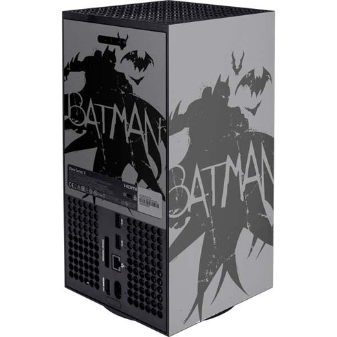 DC Comics Batman Silhouette Art Xbox Series X Console Skin