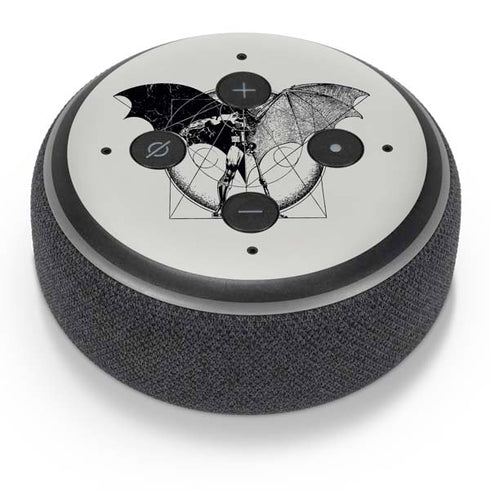 DC Comics Batman Skeleton diagram Art Amazon Echo Dot Skin