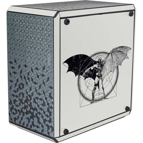 DC Comics Batman Skeleton diagram Art Cooler Master MasterBox Q300L Mini Tower Skin
