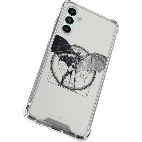 DC Comics Batman Skeleton diagram Art Galaxy A13 5G Clear Case