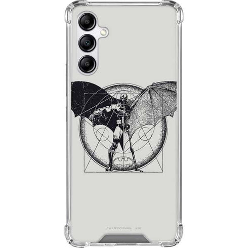 DC Comics Batman Skeleton diagram Art Galaxy A15 5G Clear Case