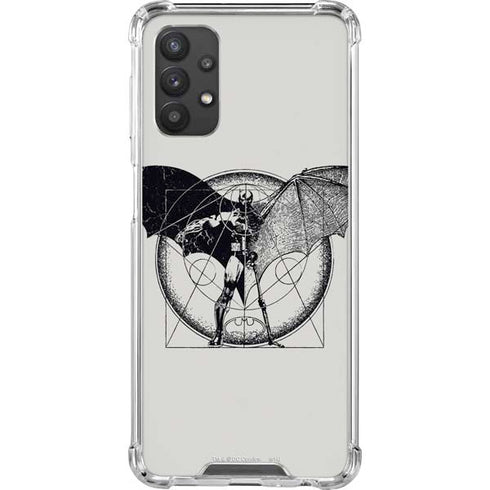 DC Comics Batman Skeleton diagram Art Galaxy A32 5G Clear Case
