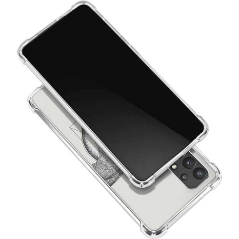 DC Comics Batman Skeleton diagram Art Galaxy A32 5G Clear Case
