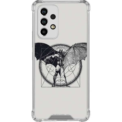 DC Comics Batman Skeleton diagram Art Galaxy A33 5G Clear Case
