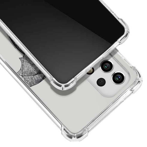 DC Comics Batman Skeleton diagram Art Galaxy A33 5G Clear Case