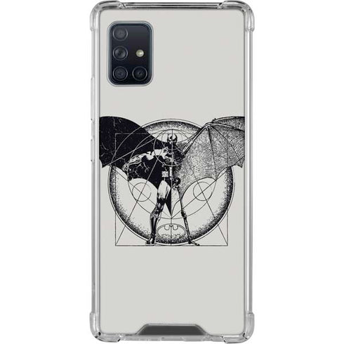 DC Comics Batman Skeleton diagram Art Galaxy A51 5G Clear Case