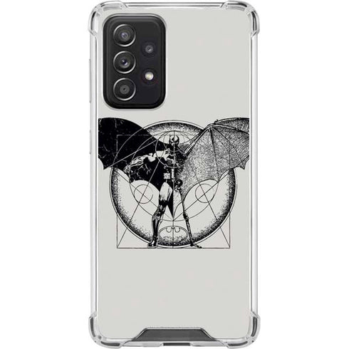 DC Comics Batman Skeleton diagram Art Galaxy A52 5G Clear Case