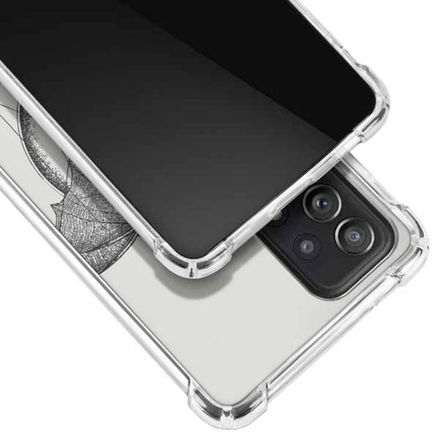 DC Comics Batman Skeleton diagram Art Galaxy A52 5G Clear Case