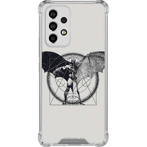 DC Comics Batman Skeleton diagram Art Galaxy A53 5G Clear Case