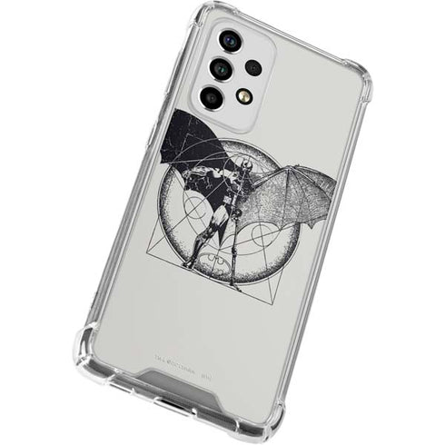 DC Comics Batman Skeleton diagram Art Galaxy A53 5G Clear Case