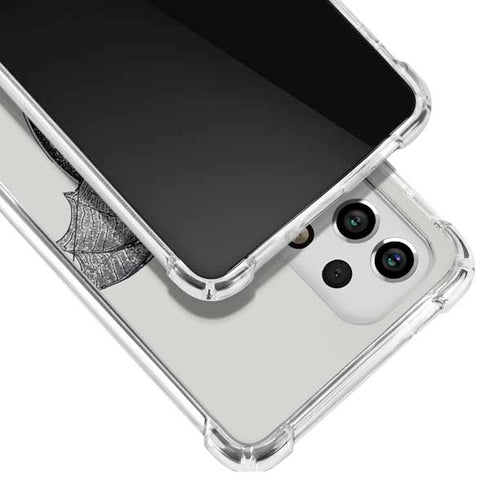 DC Comics Batman Skeleton diagram Art Galaxy A53 5G Clear Case