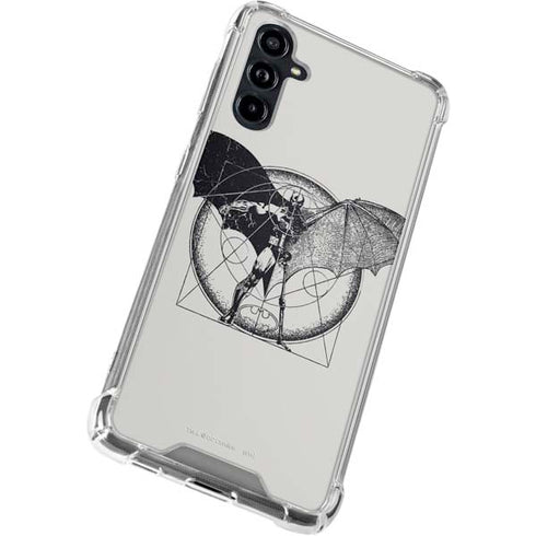 DC Comics Batman Skeleton diagram Art Galaxy A54 5G Clear Case