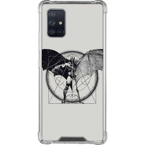 DC Comics Batman Skeleton diagram Art Galaxy A71 5G Clear Case