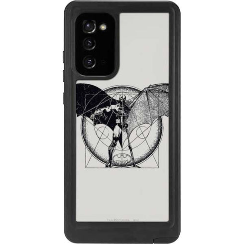 DC Comics Batman Skeleton diagram Art Galaxy Note20 5G Waterproof Case