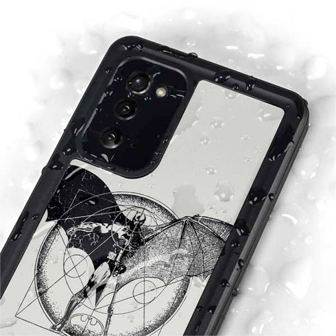 DC Comics Batman Skeleton diagram Art Galaxy Note20 5G Waterproof Case