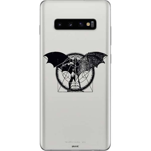 DC Comics Batman Skeleton diagram Art Galaxy S10 Plus Skin