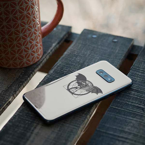 DC Comics Batman Skeleton diagram Art Galaxy S10e Skin