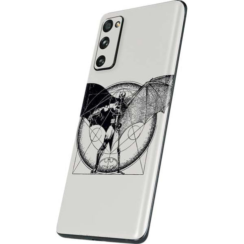 DC Comics Batman Skeleton diagram Art Galaxy S20 Fan Edition Skin