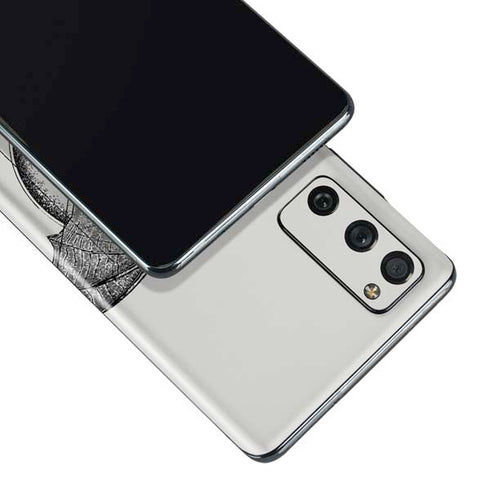 DC Comics Batman Skeleton diagram Art Galaxy S20 Fan Edition Skin