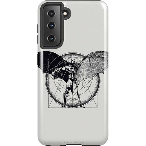 DC Comics Batman Skeleton diagram Art Galaxy S21 5G Pro Case