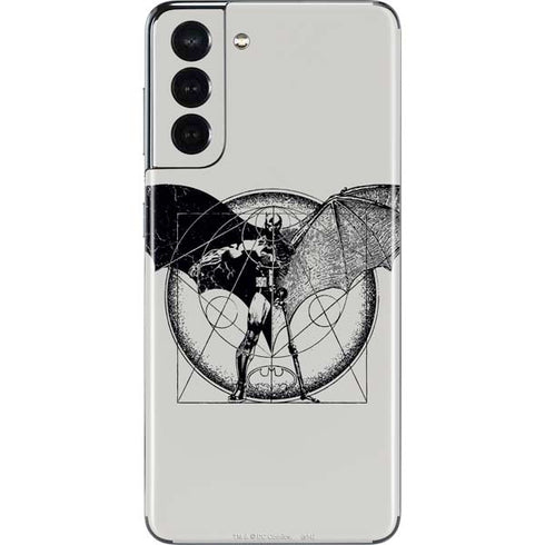 DC Comics Batman Skeleton diagram Art Galaxy S21 5G Skin