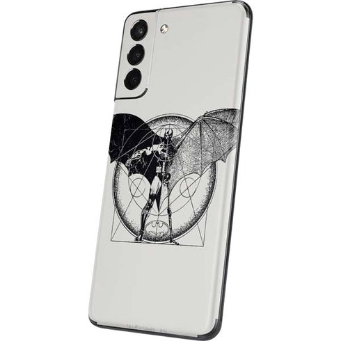 DC Comics Batman Skeleton diagram Art Galaxy S21 5G Skin