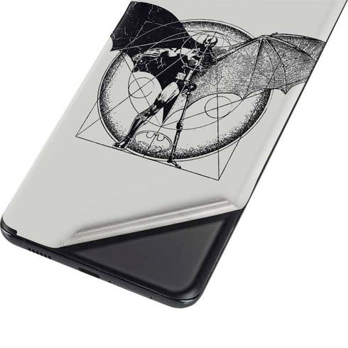 DC Comics Batman Skeleton diagram Art Galaxy S21 5G Skin