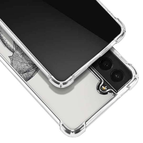 DC Comics Batman Skeleton diagram Art Galaxy S21 FE Clear Case