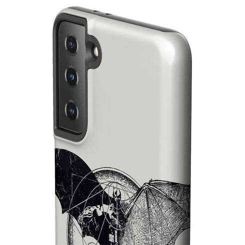 DC Comics Batman Skeleton diagram Art Galaxy S21 Plus 5G Pro Case