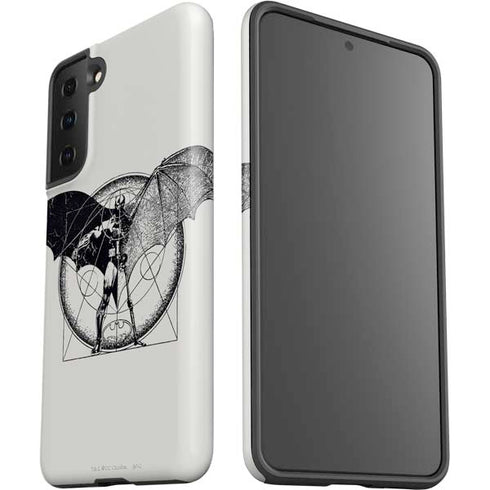 DC Comics Batman Skeleton diagram Art Galaxy S21 Plus 5G Pro Case