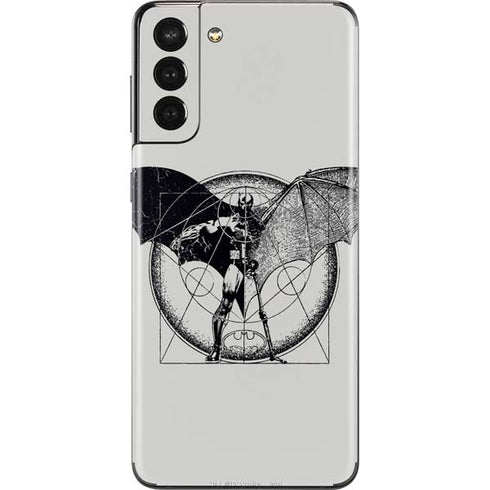 DC Comics Batman Skeleton diagram Art Galaxy S21 Plus 5G Skin