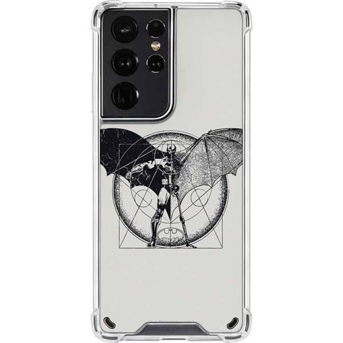 DC Comics Batman Skeleton diagram Art Galaxy S21 Ultra 5G Clear Case