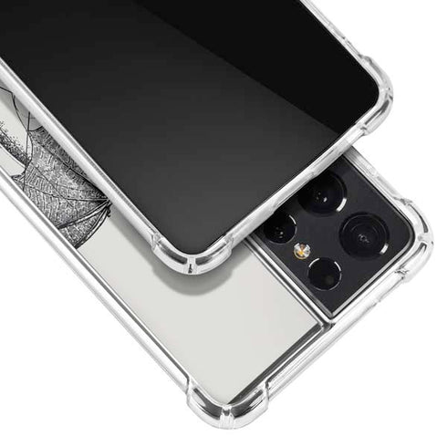 DC Comics Batman Skeleton diagram Art Galaxy S21 Ultra 5G Clear Case