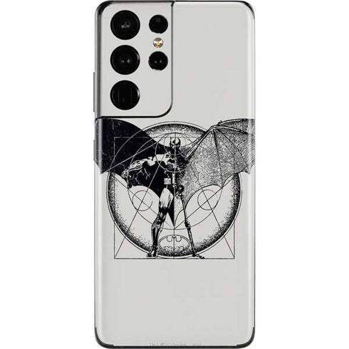 DC Comics Batman Skeleton diagram Art Galaxy S21 Ultra 5G Skin