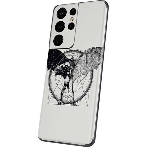 DC Comics Batman Skeleton diagram Art Galaxy S21 Ultra 5G Skin