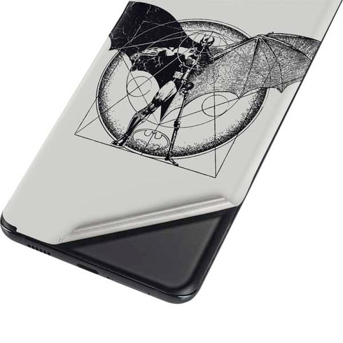 DC Comics Batman Skeleton diagram Art Galaxy S21 Ultra 5G Skin
