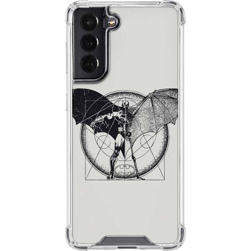 DC Comics Batman Skeleton diagram Art Galaxy S22 Clear Case