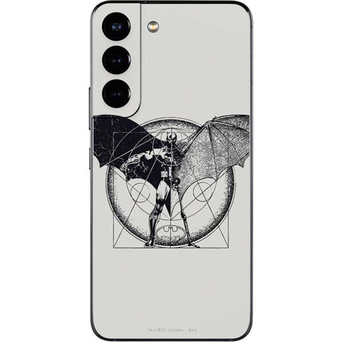 DC Comics Batman Skeleton diagram Art Galaxy S22 Skin