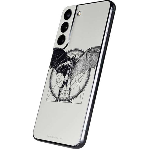 DC Comics Batman Skeleton diagram Art Galaxy S22 Skin
