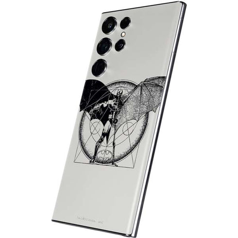 DC Comics Batman Skeleton diagram Art Galaxy S22 Ultra Skin