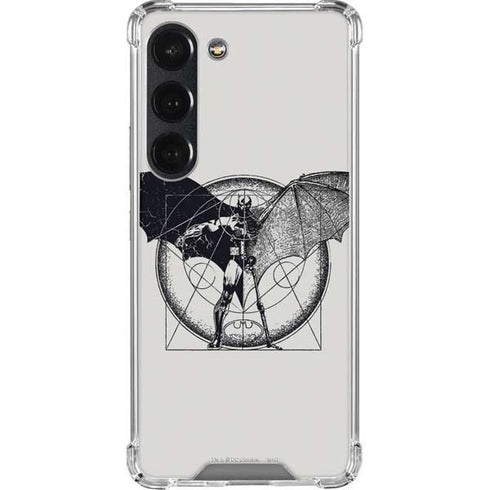 DC Comics Batman Skeleton diagram Art Galaxy S23 Clear Case